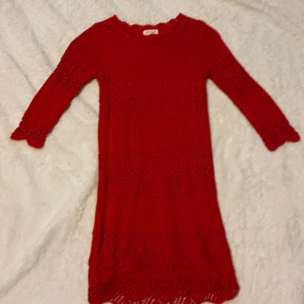 Red girls cat and jack dres